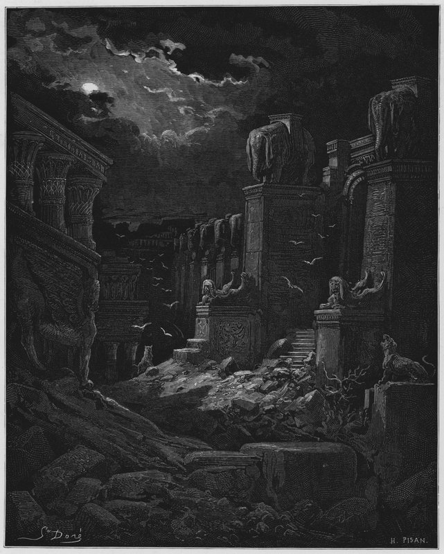 古斯塔夫多尔圣经：巴比伦堕落 作者 古斯塔夫·多尔（Gustave Dore）