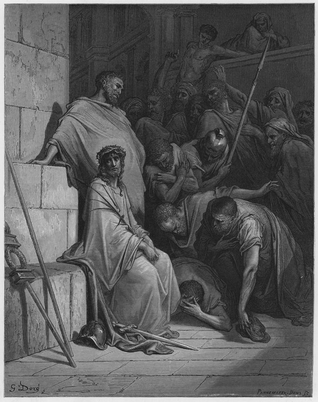 古斯塔夫多尔圣经：基督嘲笑 作者 古斯塔夫·多尔（Gustave Dore）