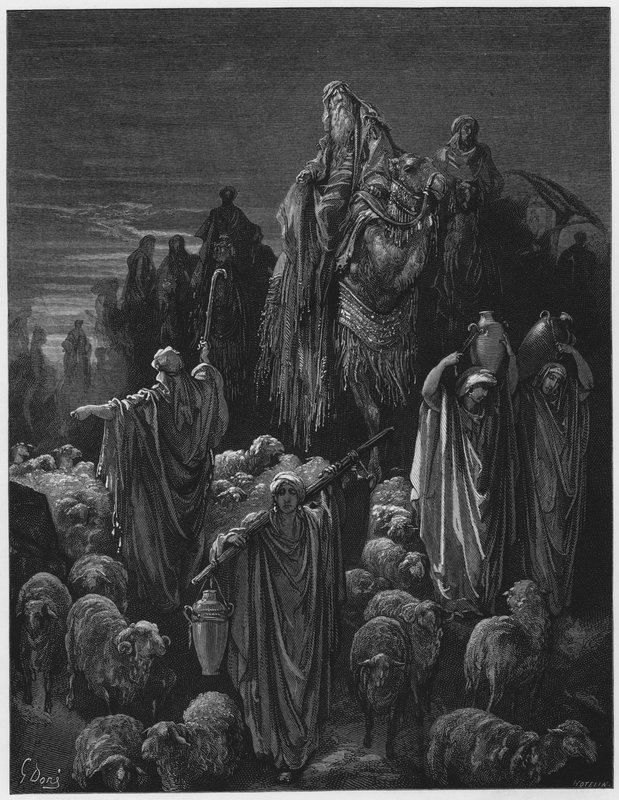 古斯塔夫多尔圣经：雅各进入埃及 作者 古斯塔夫·多尔（Gustave Dore）