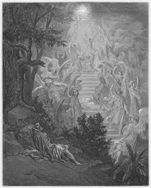 古斯塔夫多尔圣经：雅各布的梦想 作者 古斯塔夫·多尔（Gustave Dore）