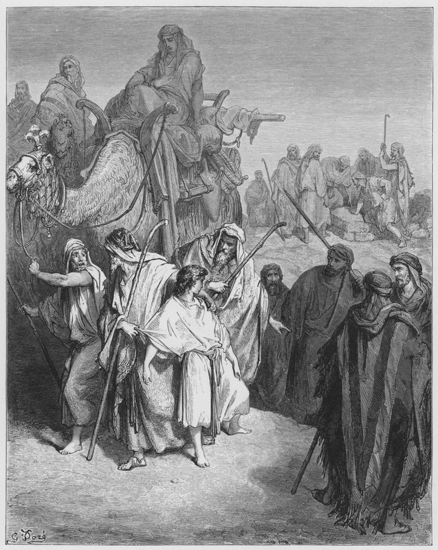 古斯塔夫多尔圣经：约瑟被他的弟兄卖掉 作者 古斯塔夫·多尔（Gustave Dore）