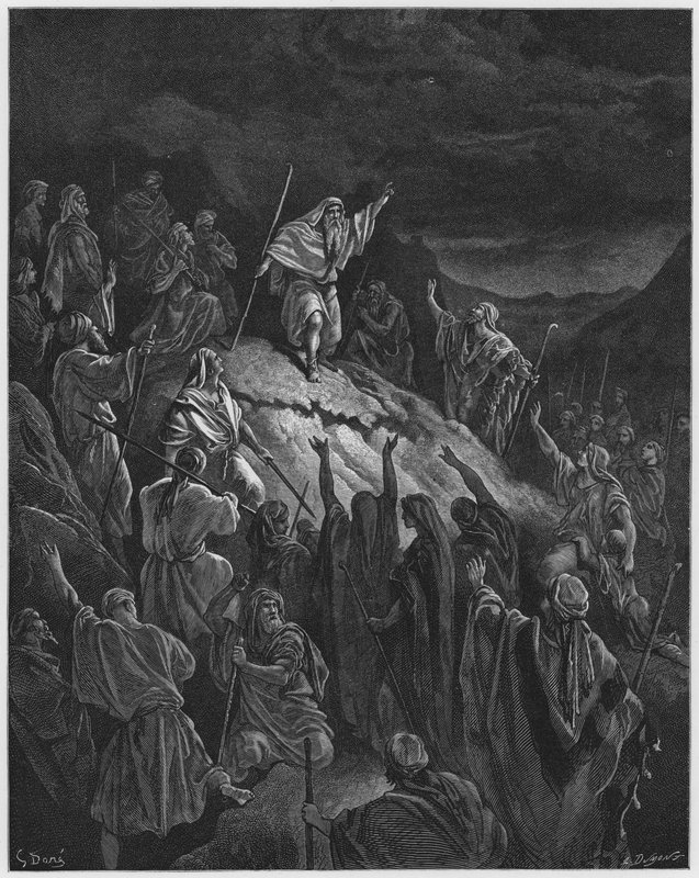 古斯塔夫多尔圣经：马塔蒂亚斯呼吁犹太难民 作者 古斯塔夫·多尔（Gustave Dore）
