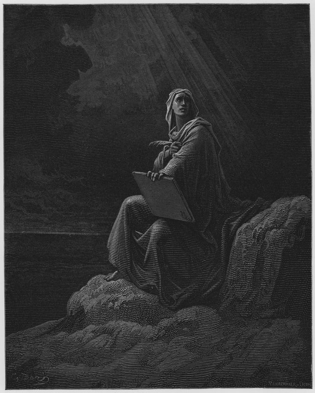 古斯塔夫多尔圣经：帕特莫斯的约翰 作者 古斯塔夫·多尔（Gustave Dore）