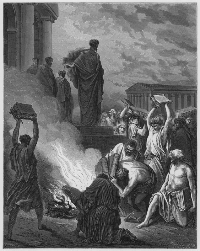 古斯塔夫多尔圣经：保罗在以弗所 作者 古斯塔夫·多尔（Gustave Dore）
