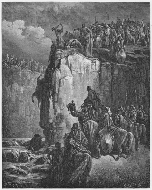 古斯塔夫多尔圣经：屠杀巴力的先知 作者 古斯塔夫·多尔（Gustave Dore）