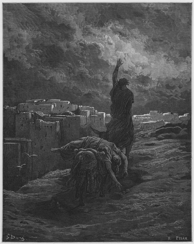古斯塔夫多尔圣经：利未人带走了女人的身体 作者 古斯塔夫·多尔（Gustave Dore）
