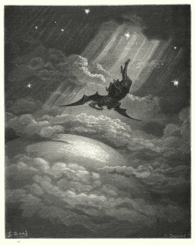 Gustave Dore为Miltons Paradise Lost，Book III，739-741插图 作者 古斯塔夫·多尔（Gustave Dore）