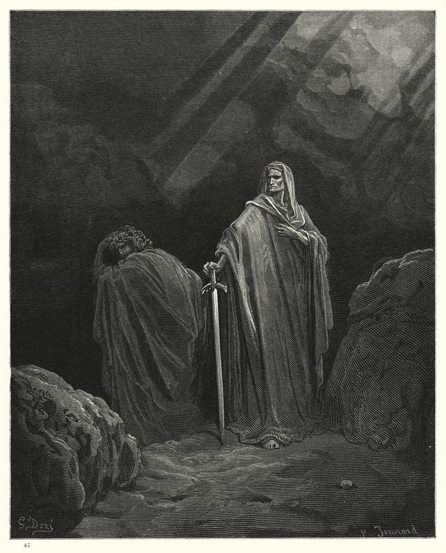 Gustave Dore为Miltons Paradise Lost，Book X，610行的插图 作者 古斯塔夫·多尔（Gustave Dore）