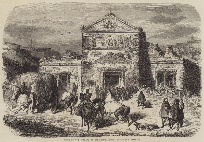 在塞瓦斯托波尔的阿森纳遗址 作者 古斯塔夫·多尔（Gustave Dore）