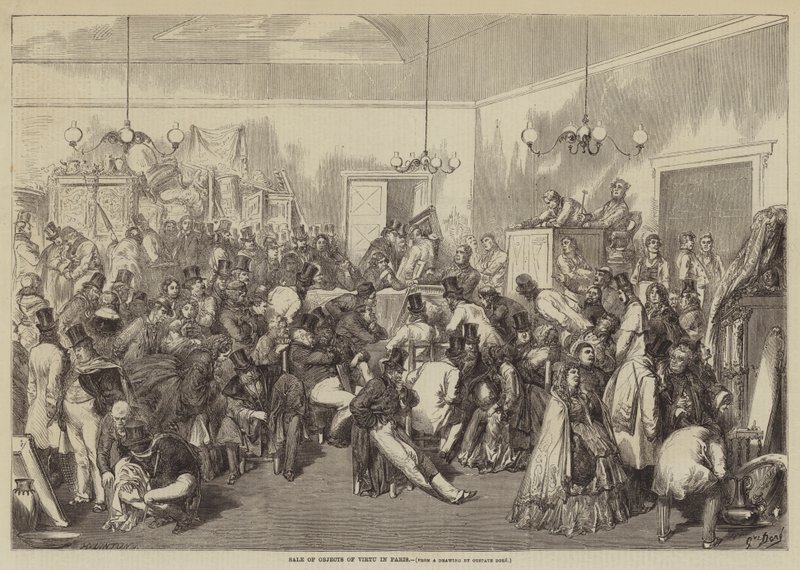 在巴黎出售Virtu物品 作者 古斯塔夫·多尔（Gustave Dore）