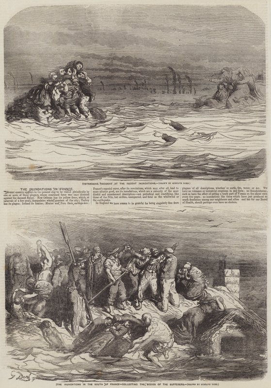 法国的淹没 作者 古斯塔夫·多尔（Gustave Dore）
