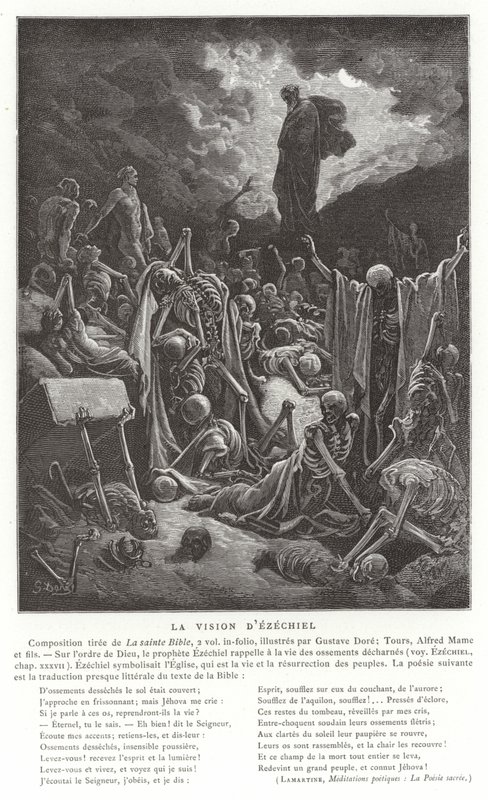 以西结的异象 作者 古斯塔夫·多尔（Gustave Dore）
