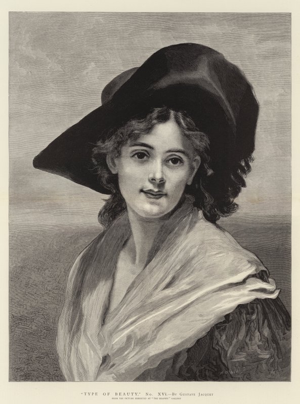 美的类型 作者 古斯塔夫·雅克（Gustave Jacquet）