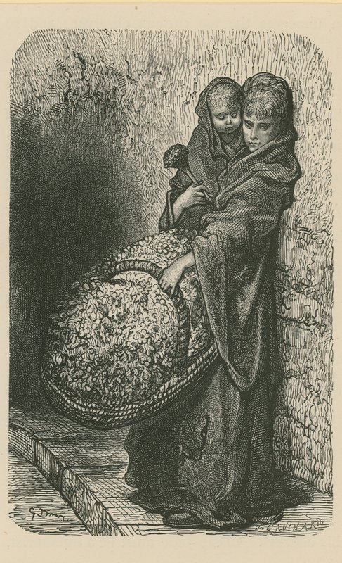 卖花的妇女 作者 古斯塔夫·多尔（Gustave Dore）