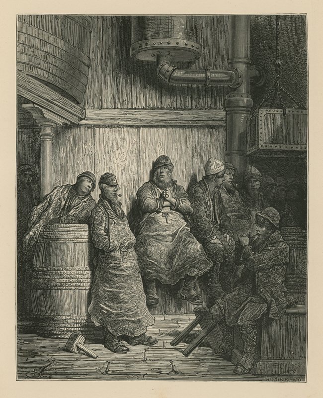 巴克莱珀金斯啤酒厂工人 作者 古斯塔夫·多尔（Gustave Dore）