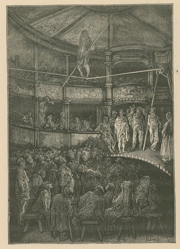 布隆丹在伦敦肖尔迪奇（雕刻）。 作者 古斯塔夫·多尔（Gustave Dore）