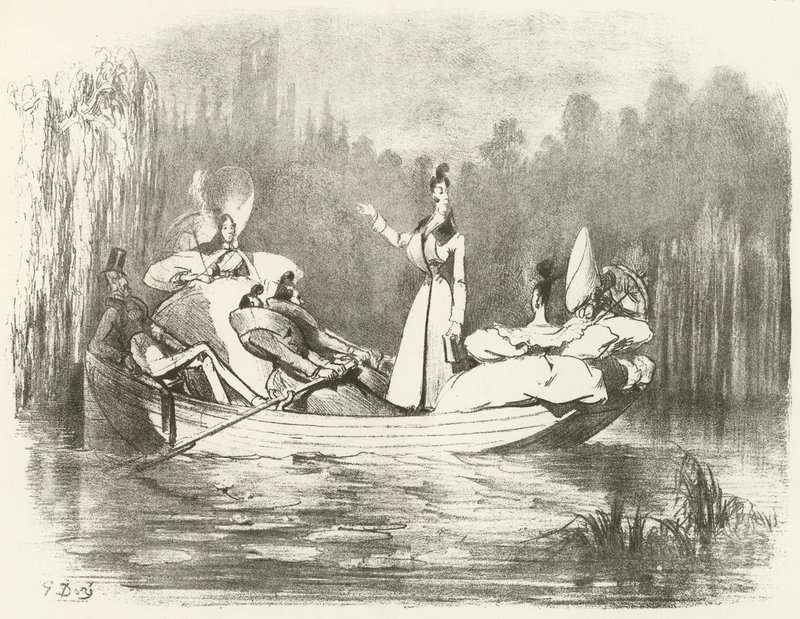 Dandyism乡村化（凹版印刷） 作者 古斯塔夫·多尔（Gustave Dore）