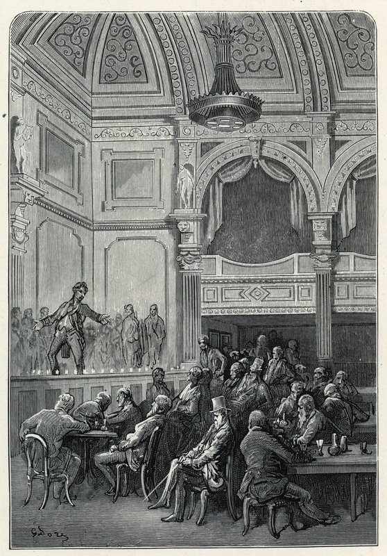 埃文斯的歌曲和晚餐室 作者 古斯塔夫·多尔（Gustave Dore）
