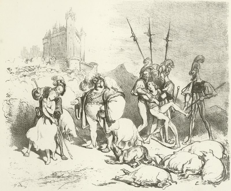 封建用法（凹版印刷） 作者 古斯塔夫·多尔（Gustave Dore）