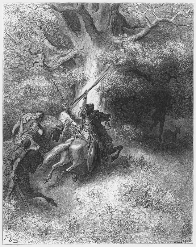 古斯塔夫多尔圣经：押沙龙之死 作者 古斯塔夫·多尔（Gustave Dore）