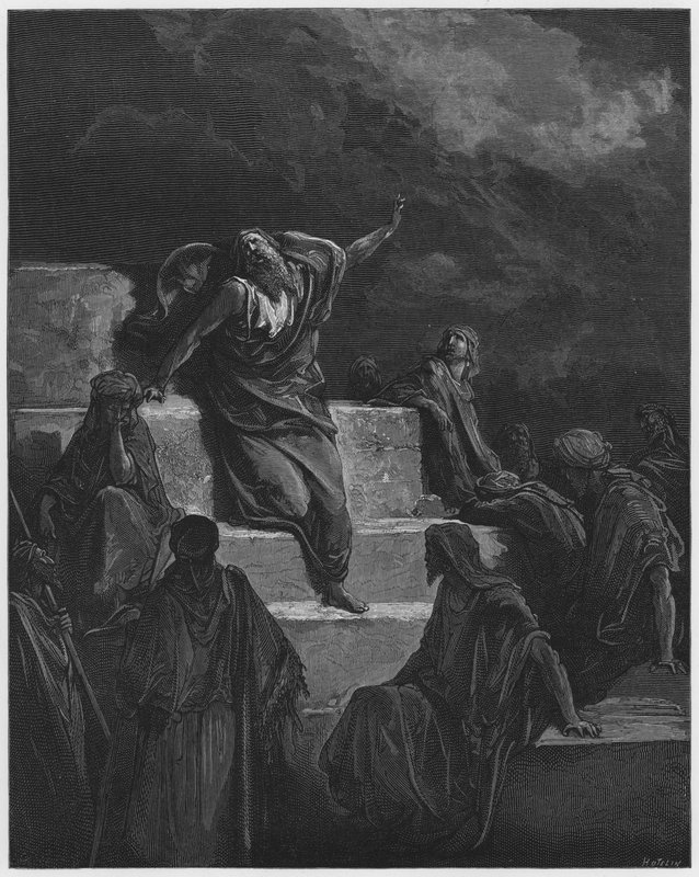 古斯塔夫多尔圣经：耶利米（雕刻） 作者 古斯塔夫·多尔（Gustave Dore）