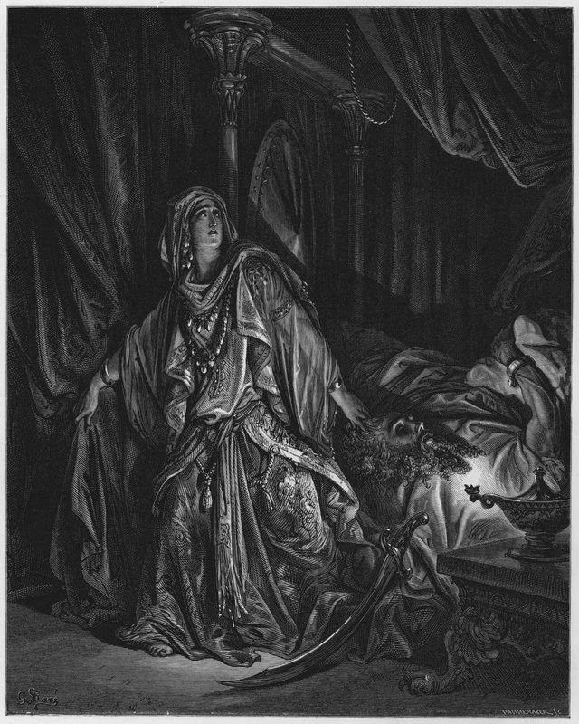 古斯塔夫多尔圣经：朱迪思和霍洛芬 作者 古斯塔夫·多尔（Gustave Dore）