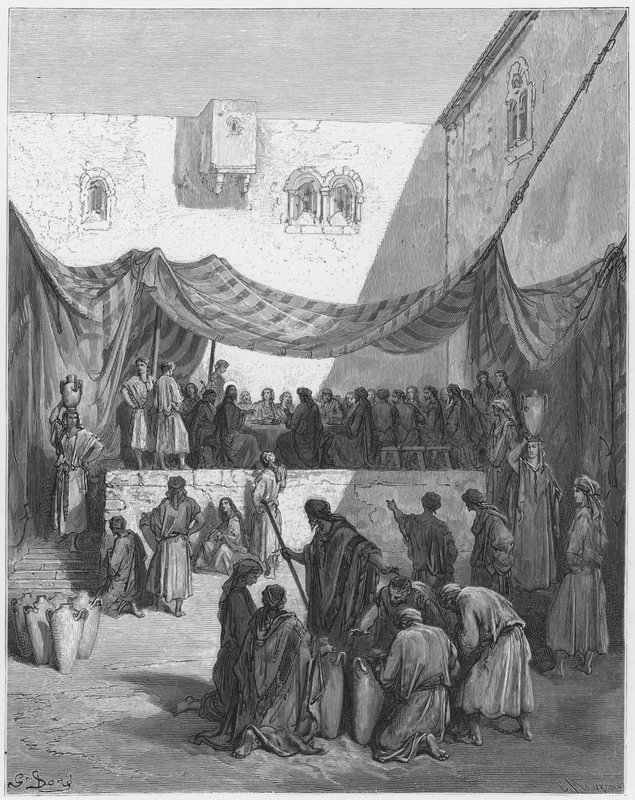 古斯塔夫多尔圣经：迦南的婚姻 作者 古斯塔夫·多尔（Gustave Dore）