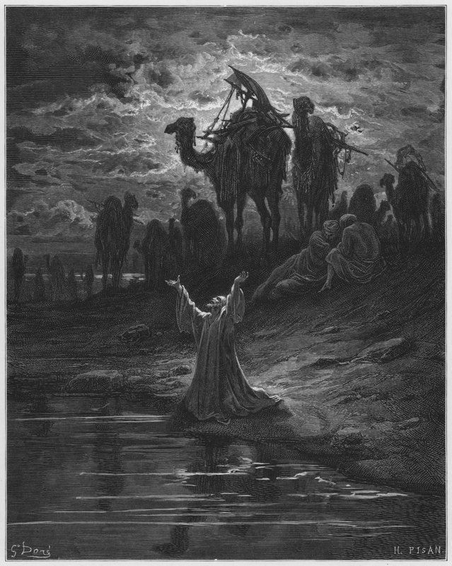 古斯塔夫多尔圣经：雅各的祷告 作者 古斯塔夫·多尔（Gustave Dore）