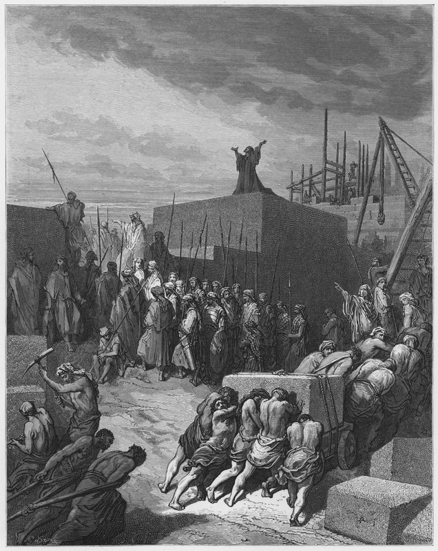 古斯塔夫多尔圣经：重建圣殿 作者 古斯塔夫·多尔（Gustave Dore）