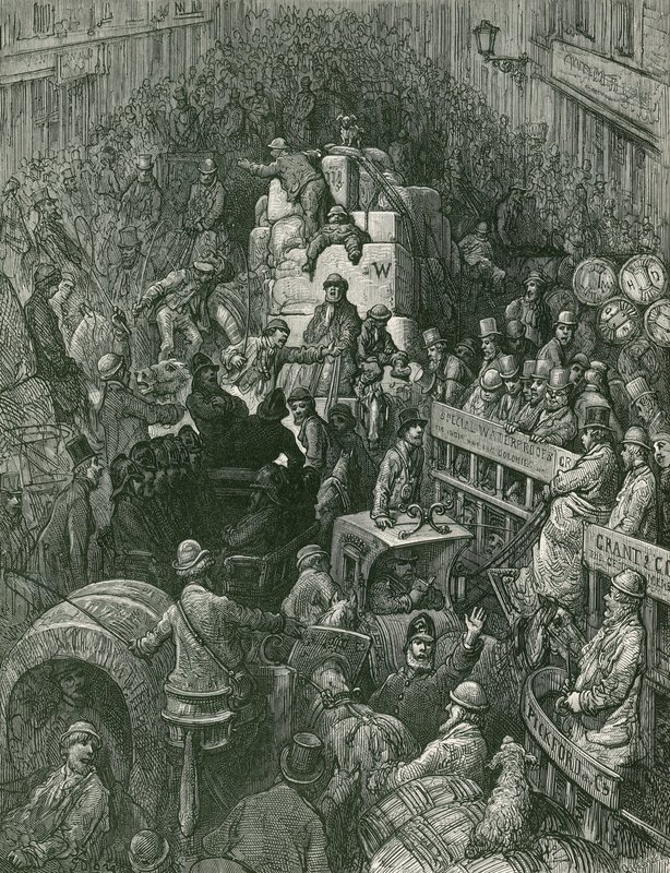 伦敦街景 作者 古斯塔夫·多尔（Gustave Dore）