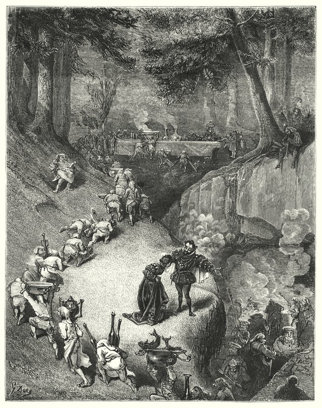Riquet a La Houppe; Ricky of the Tuft（雕刻）。 作者 古斯塔夫·多尔（Gustave Dore）