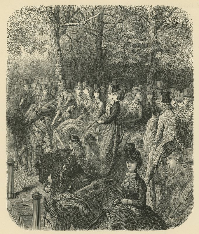 腐烂的行，海德公园，伦敦 作者 古斯塔夫·多尔（Gustave Dore）