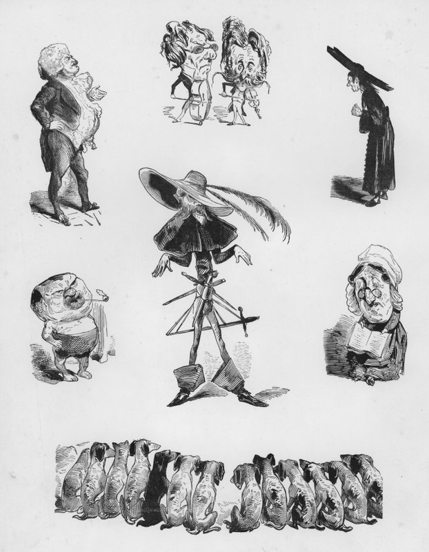 Sketches Humorous and Grotesque by Gustave Dore (engraving) 作者 古斯塔夫·多尔（Gustave Dore）