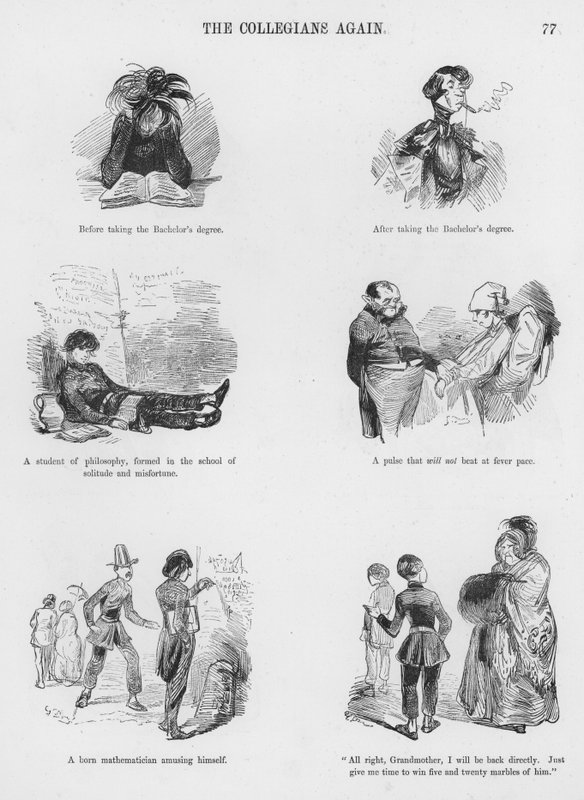 Sketches Humorous and Grotesque by Gustave Dore (engraving) 作者 古斯塔夫·多尔（Gustave Dore）