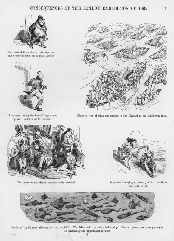 古斯塔夫-多尔的《幽默和怪诞素描》（版画）。 作者 古斯塔夫·多尔（Gustave Dore）