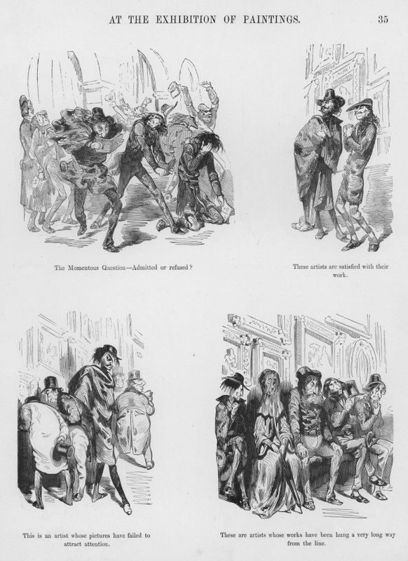 古斯塔夫-多尔的《幽默和怪诞素描》（版画）。 作者 古斯塔夫·多尔（Gustave Dore）