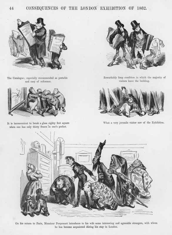 古斯塔夫-多尔的《幽默和怪诞素描》（版画）。 作者 古斯塔夫·多尔（Gustave Dore）