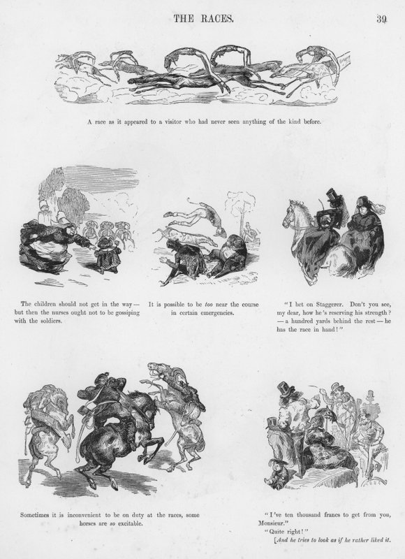 古斯塔夫-多尔的《幽默和怪诞素描》（版画）。 作者 古斯塔夫·多尔（Gustave Dore）