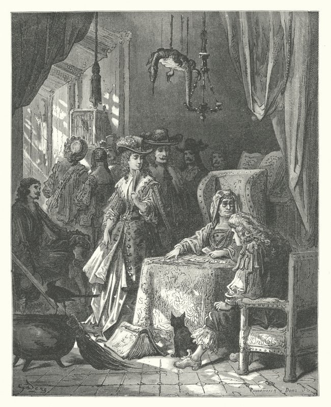 拉封丹寓言：算命先生（雕刻） 作者 古斯塔夫·多尔（Gustave Dore）