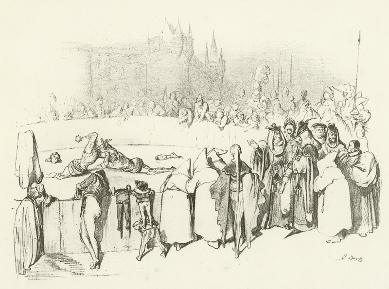 上帝的审判（凹印） 作者 古斯塔夫·多尔（Gustave Dore）