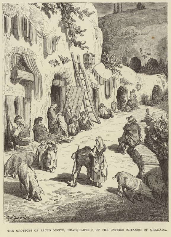 Sacro Monte的石窟 作者 古斯塔夫·多尔（Gustave Dore）