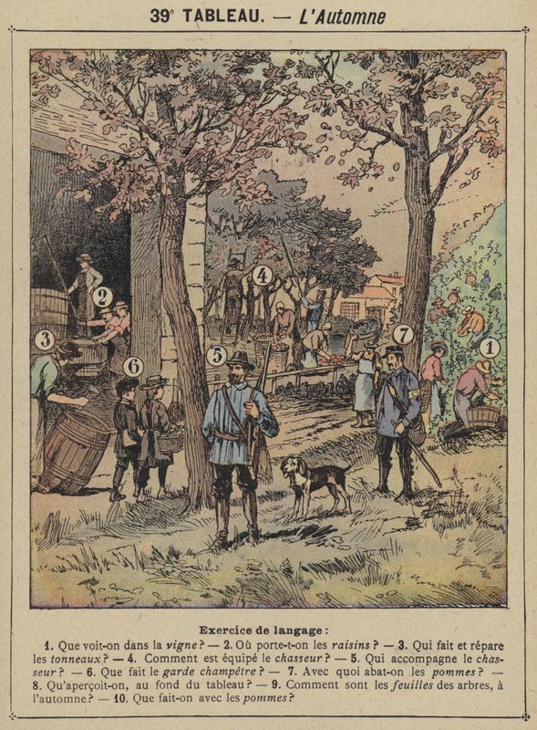 在“秋 作者 古斯塔夫·弗赖蓬（Gustave Fraipont）