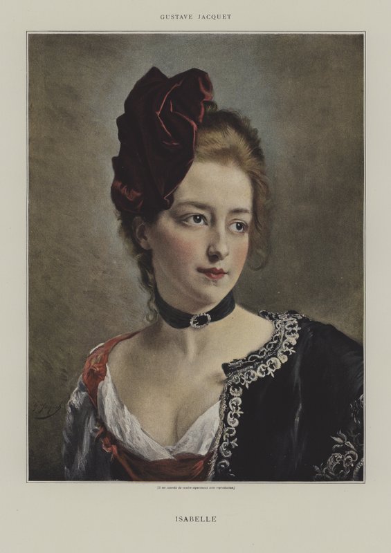 伊莎贝尔 作者 古斯塔夫·雅克（Gustave Jacquet）