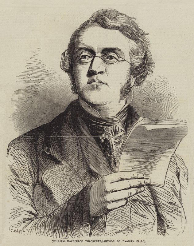 William Makepeace Thackeray，“名利场”的作者 作者 古斯塔夫·珍妮特（Gustave Janet）