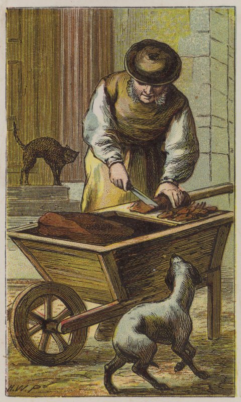 猫肉人（彩色石版画） 作者 HW（之后）Petherick