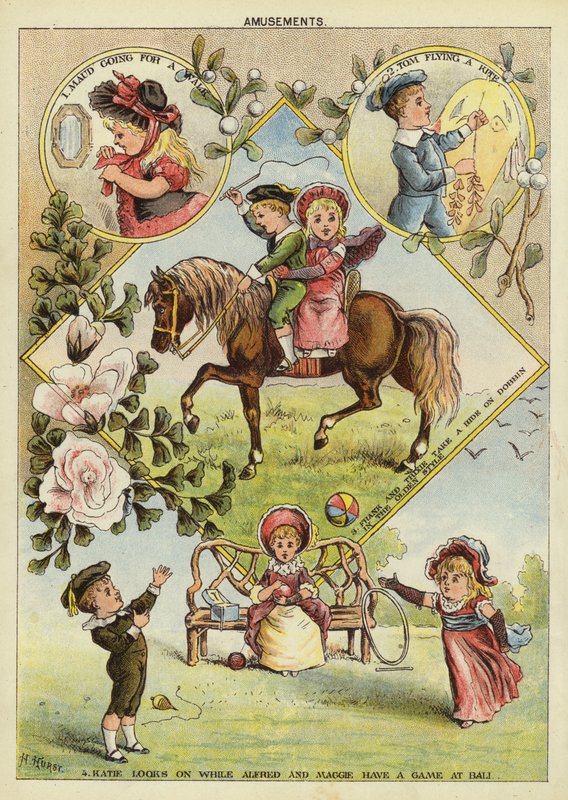 儿童游乐设施（chromolitho） 作者 赫斯特