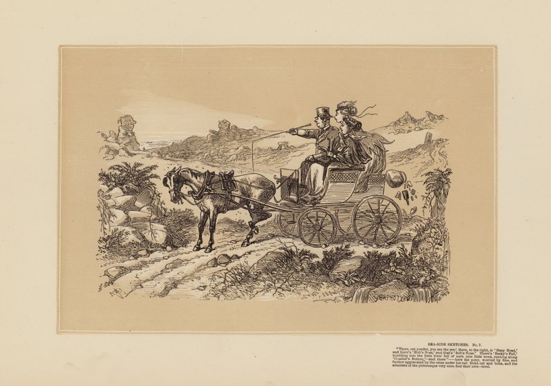 海边速写，第 7 期，如诗如画（雕刻） 作者 哈布特骑士 (1815 92) 布朗
