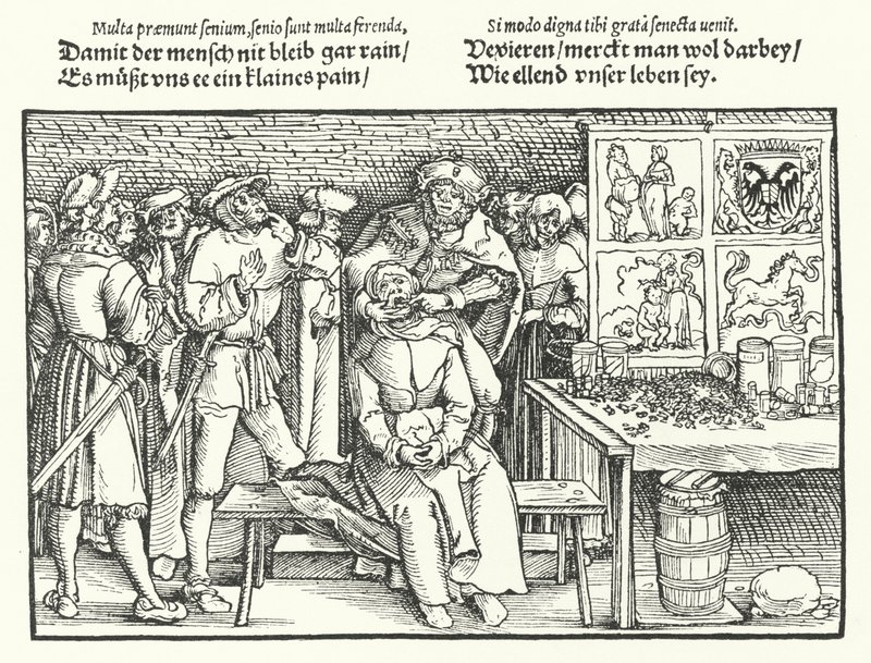 Tooth decay (engraving) 作者 汉斯（后）布格克迈尔