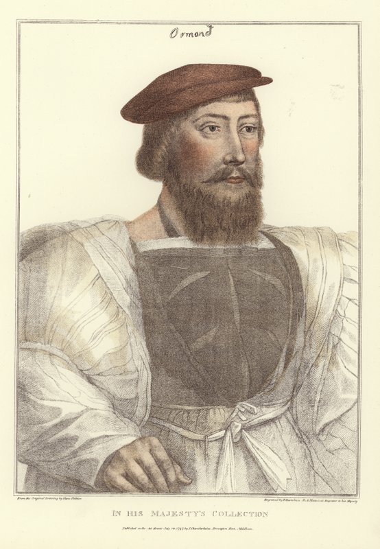 James Butler，由 Francesco Bartolozzi (1727-1815) 雕刻（彩色雕刻） 作者 汉斯（后）小霍尔拜因
