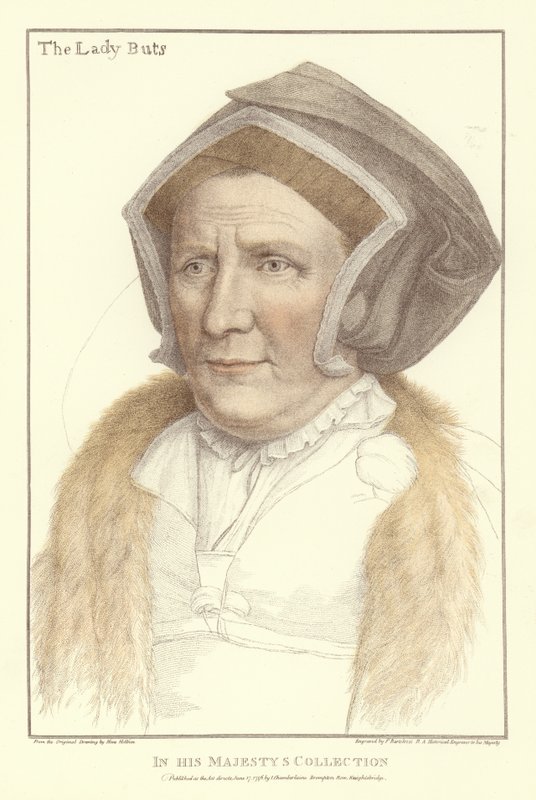 Lady Margaret Butts（aquatint） 作者 小汉斯·霍尔拜因